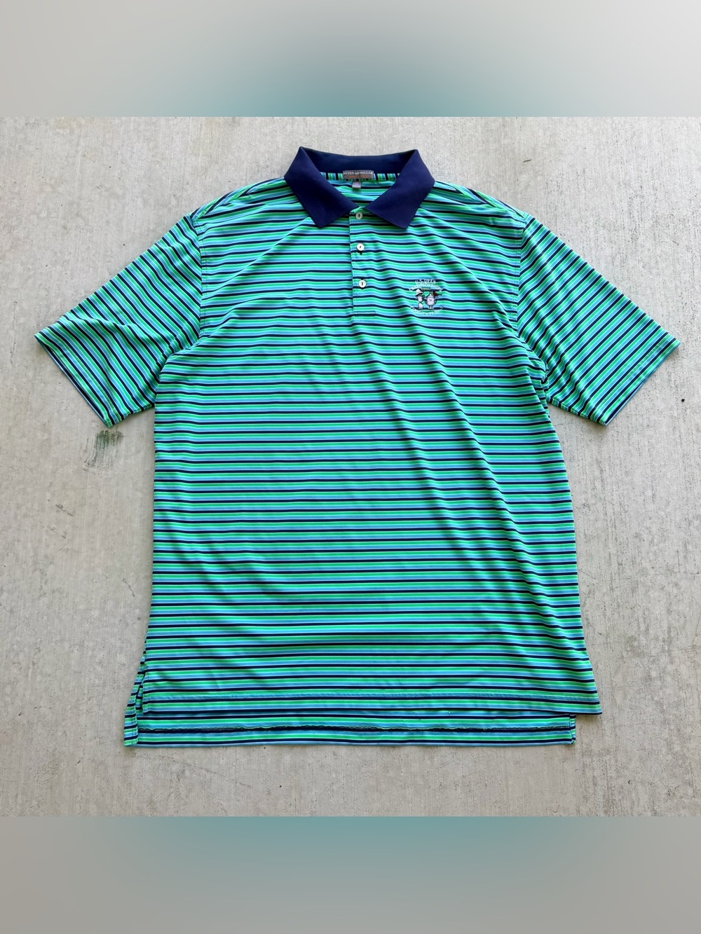Peter Millar Summer Comfort Polo Shirt Pinehurst No. 2 Men Size XL Stretch